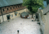 The castle courtyard at Karlstein