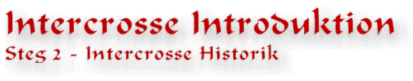 Intercrosse Tour - Step 2: Intercrosse History